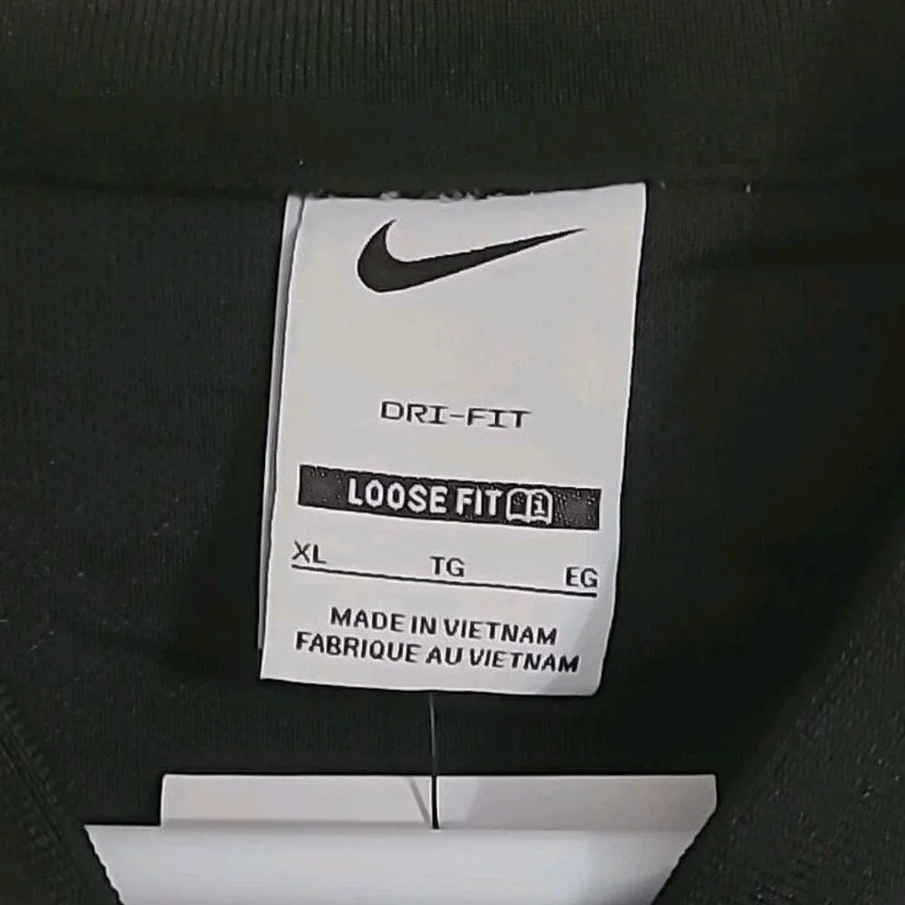 Nike Dri-FIT Men's Size X-Large NGC Bomber Full Zip Black Golf Jacket FQ1168-010